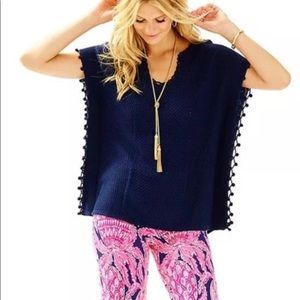 Lilly Pulitzer Keating Sweater Poncho